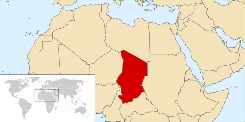 Map of Chad